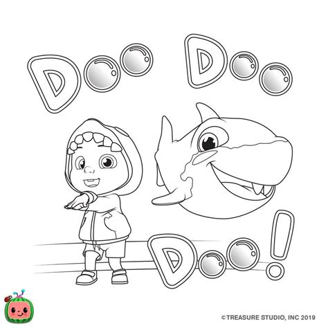 Cocomelon coloring pages free printable