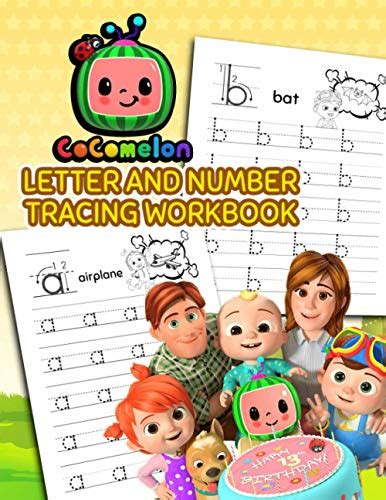 Cocomelon Number Tracing Template