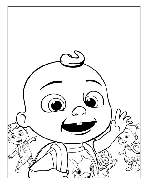 Cocomelon printables for preschool kids learning fun