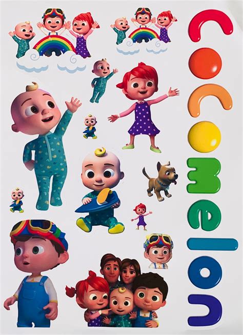 Cocomelon Stickers For Kids