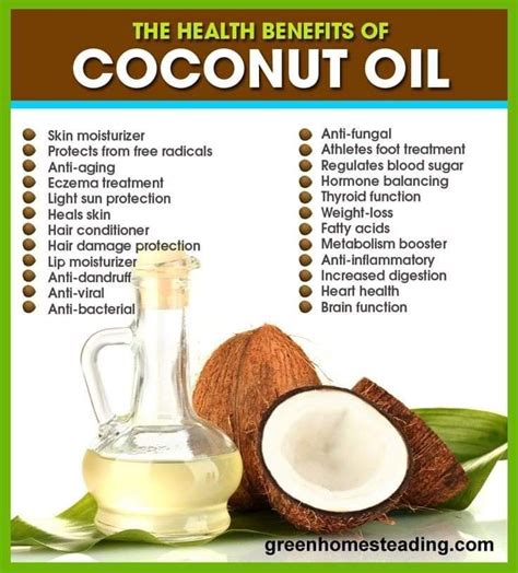 Coconut oil benefits