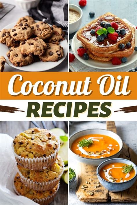 Coconut oil recipes