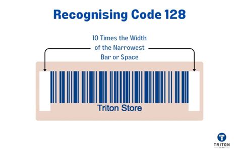 Example of a Code 128 barcode