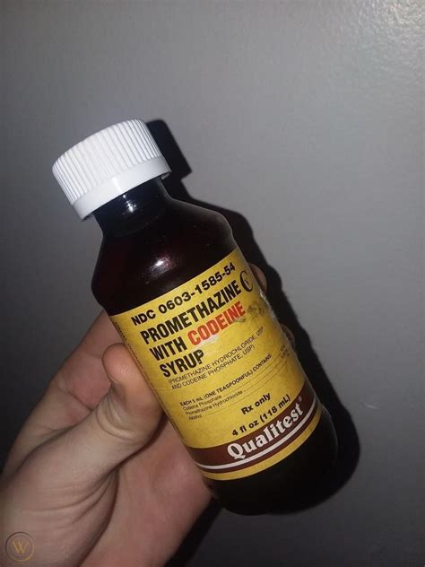 Codeine Syrup Bottle