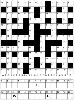 Codeword puzzle example