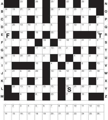 Codeword puzzle example