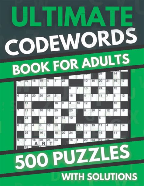 Codeword puzzle for adults example