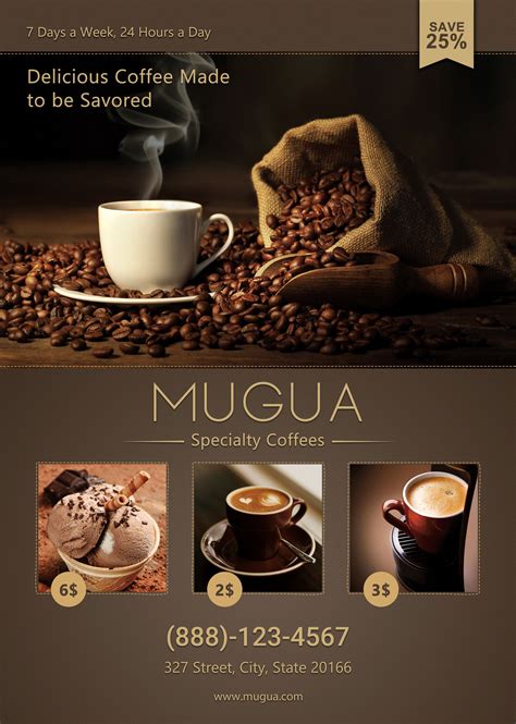 Coffee Cup Flyer Template