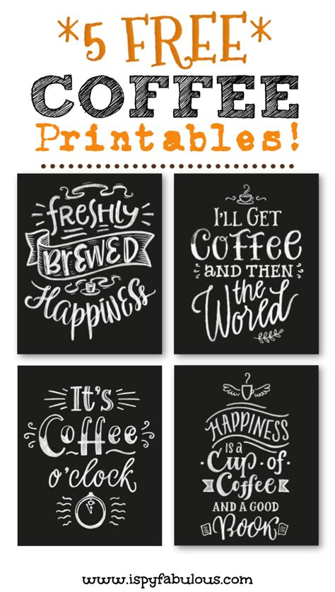 Thanks a Latte Printable