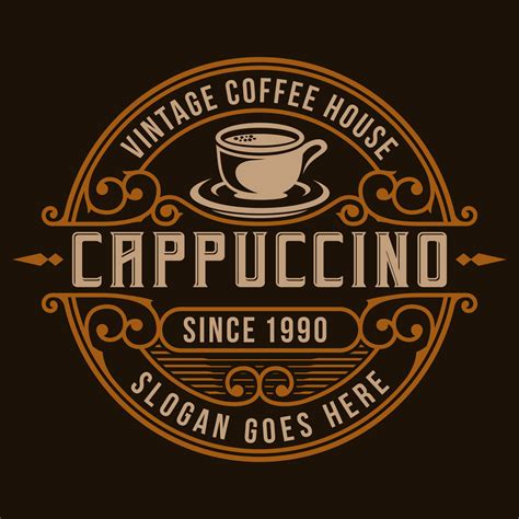 Coffee shop label template