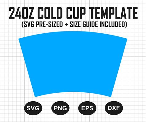 Cold Cup Template Materials