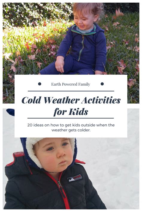 Cold weather activities infographic