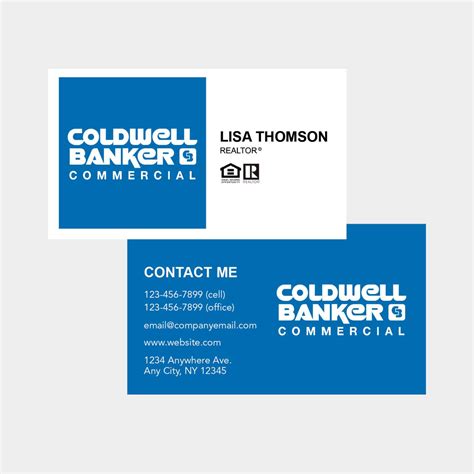 Coldwell Banker Business Card Template 1