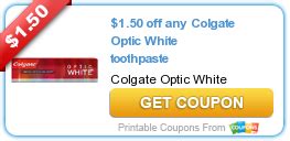 Colgate Optic White Coupons