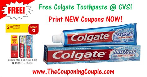 Colgate Toothpaste Coupons