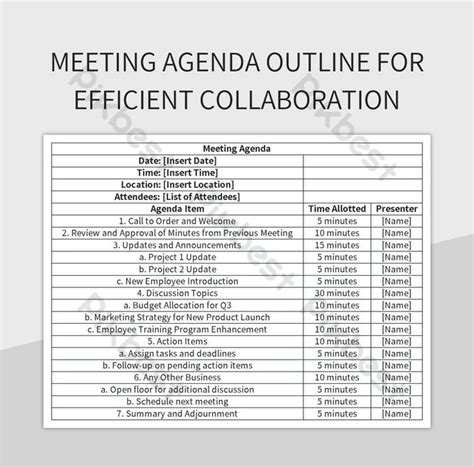 Collaborative Agenda