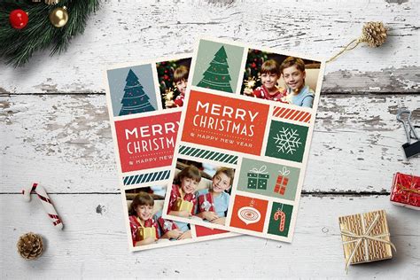 Collage Christmas Card Design