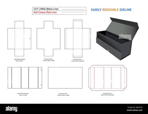 Collapsible box template