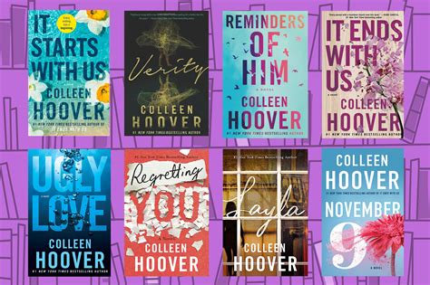 Colleen Hoover Books Printable Reading List