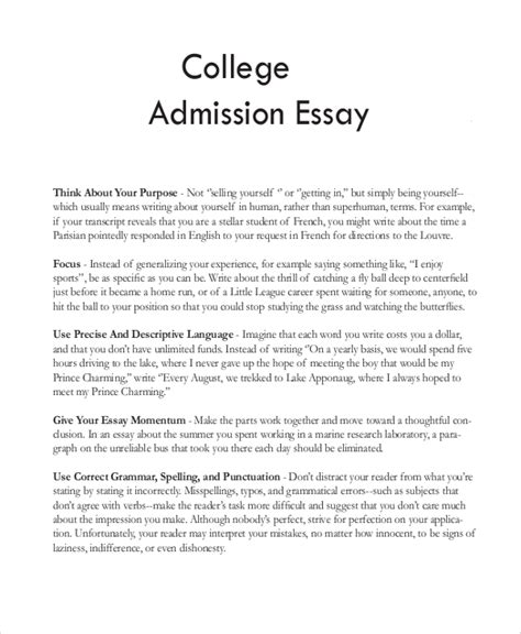 Writing a Compelling College Admissions Essay