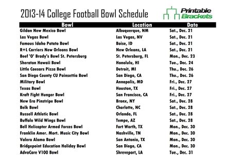 College Football Bowl Games