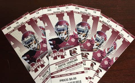 College football tickets