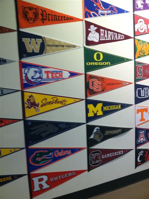 College Pennant Templates