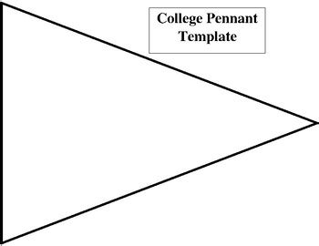 College Pennant Templates PDF