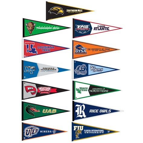 College Pennant with Shape