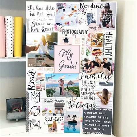 Colocar tu vision board en un lugar visible