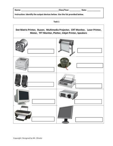 Color by Device Worksheet Templates