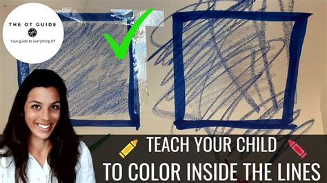 Color Inside The Lines Worksheet for Kids