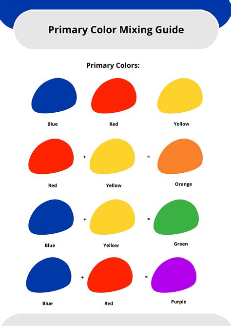 Color Mixing Template