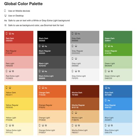 Color Product Template Styles