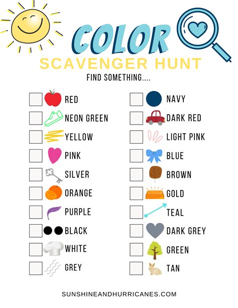 Color Scavenger Hunt