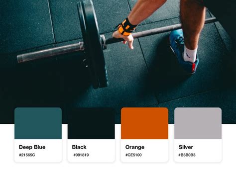 Color Schemes for Fitness Logos