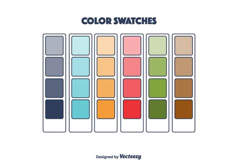 Color Swatch Template Ideas