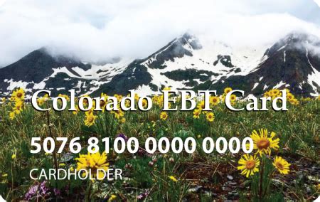 Colorado Food Stamps EBT Card