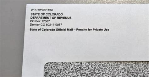 Contacting the Colorado Department of Revenue for Tabor Stimulus Check Assistance