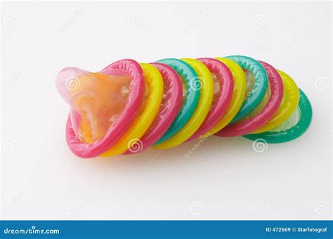 Colored condoms