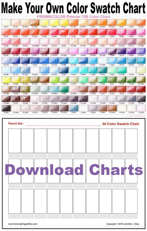 Colored Pencil Swatch Template 7