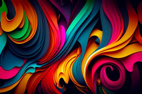 Colorful abstract coloring page