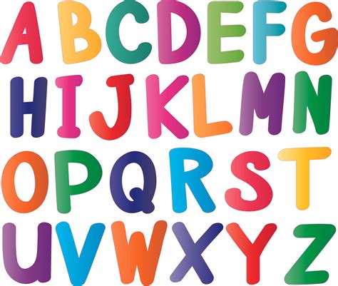 Colorful Alphabet Letters for Kids