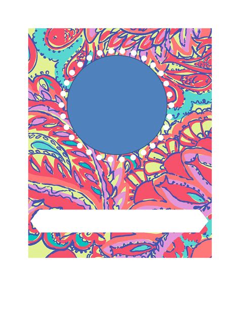 Colorful and Fun Binder Cover Template