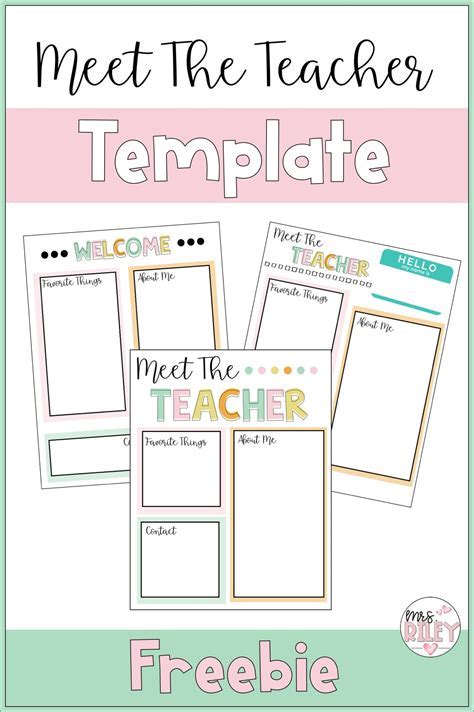 Image of a colorful classroom template