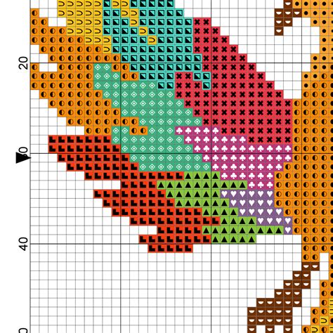 Colorful Cross-Stitch