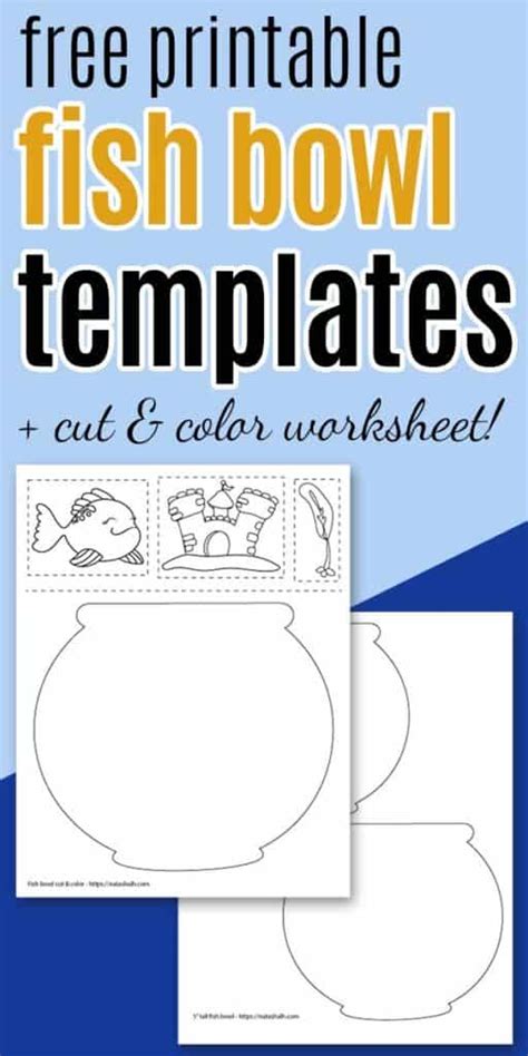 Colorful Fish Bowl Template