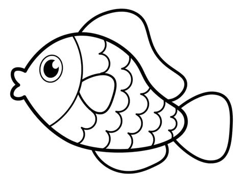 Colorful Fish Coloring Pages