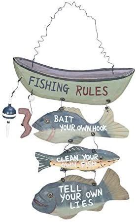 Colorful Fishing Signs