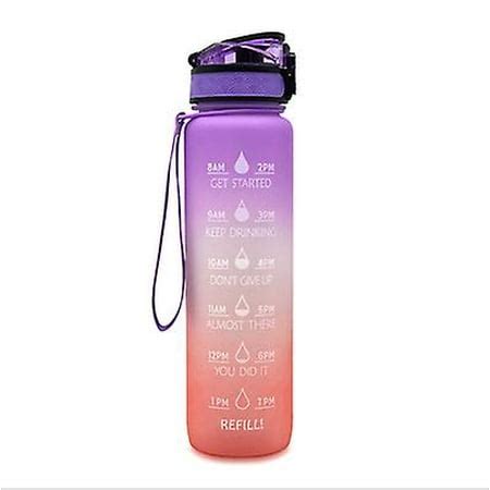 Colorful Gradient Water Bottle Label